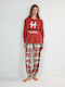 Gisela Winter Women's Pyjama Set Multicolor Harry Potter