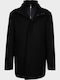 Men's Black Half Coat