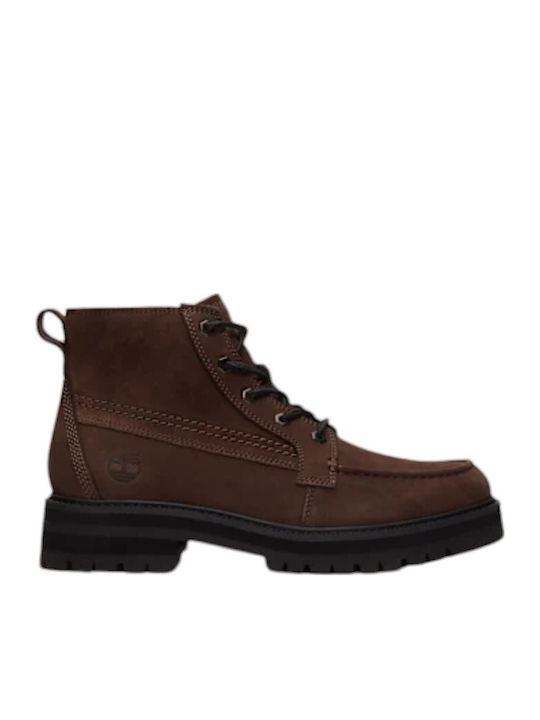 Britton Drive Mid Leather Men's Brown Boots