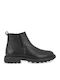 Schwarze Herrenlederstiefel