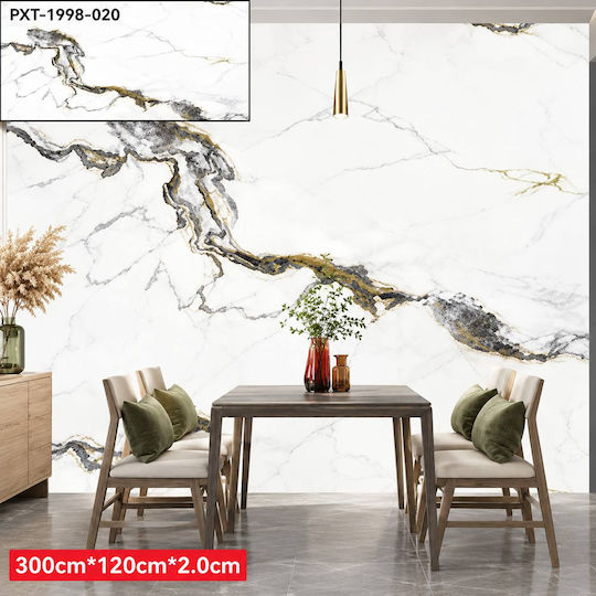 Self-Adhesive Wall Wallpaper White 300x120cm