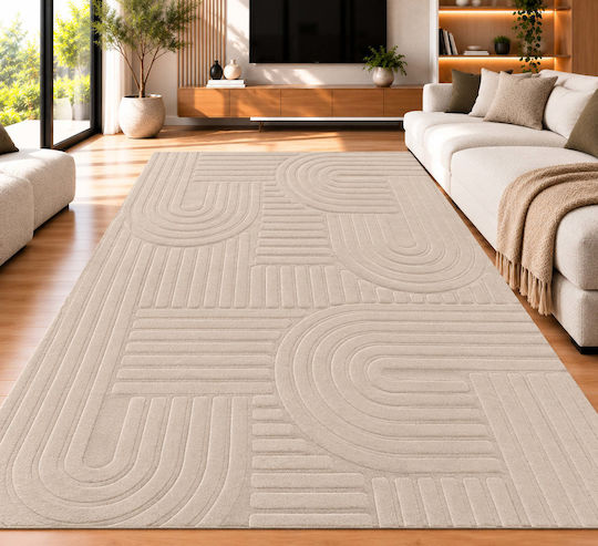 Rectangular Rug Cream 200x280cm
