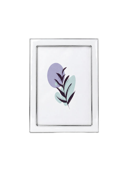 Iliadis Metal Photo Frame with White Frame