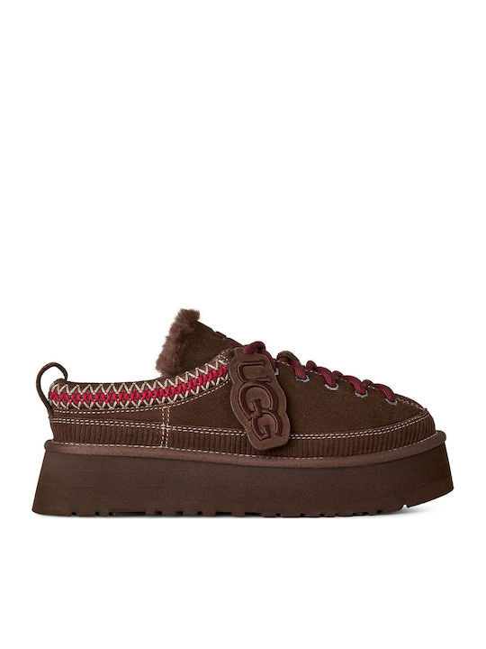 UGG Heritage Сабо Дамски Пантофи Кафяви