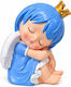 Plastic Money Box Little Angel Light Blue 14x12.5x19cm Dorosimo 17849