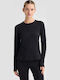 Burton Women's Black Thermal Long-Sleeved Shirt