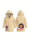 Gabby's Dollhouse Wasserdichte Kurze Gelbe Casual-Kinderjacke