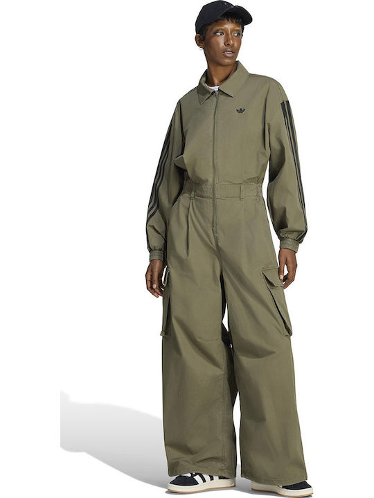 Women's Olive Jumpsuit