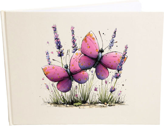 Gästebuch mit Schmetterling-Thema