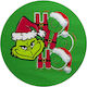 Koupakoupa Grinch Ho Ho Ho Επιφάνεια Κοπής Γυάλινη 30x30cm