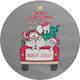 Koupakoupa Merry Christmas Cats In Car Glass Cutting Board 30x30cm