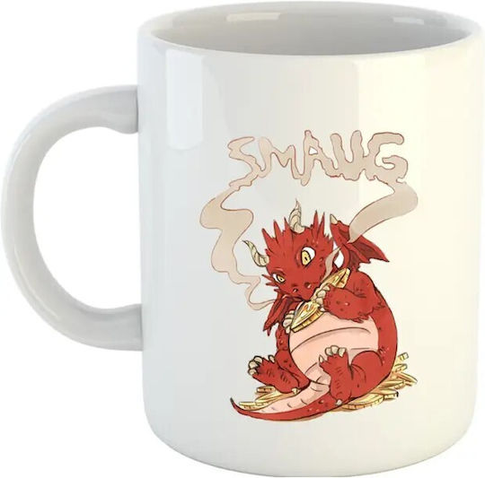 Dragon Керамична Чаша Златисто 330ml