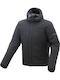 Topdown Winter Men's Waterproof Black Motorcycle Jacket