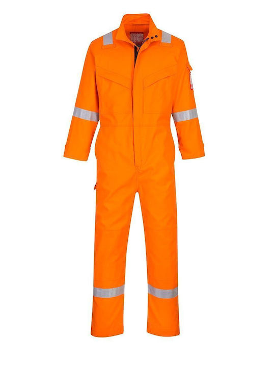 Portwest Bizflame Full Body Anti-Static Orange ...