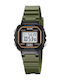 Digital Women's Watch 30.1mm Battery-Powered Chronograph with Green Stainless Steel Bracelet
