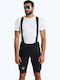 Attabo Men's Black Cycling Shorts