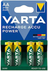 Rechargeable Aa Batteries R6 2100 Mah 4-pack Ready To Use Rechargeable Aa Batteries R6 2100 Mah 4-pack Ready To Use