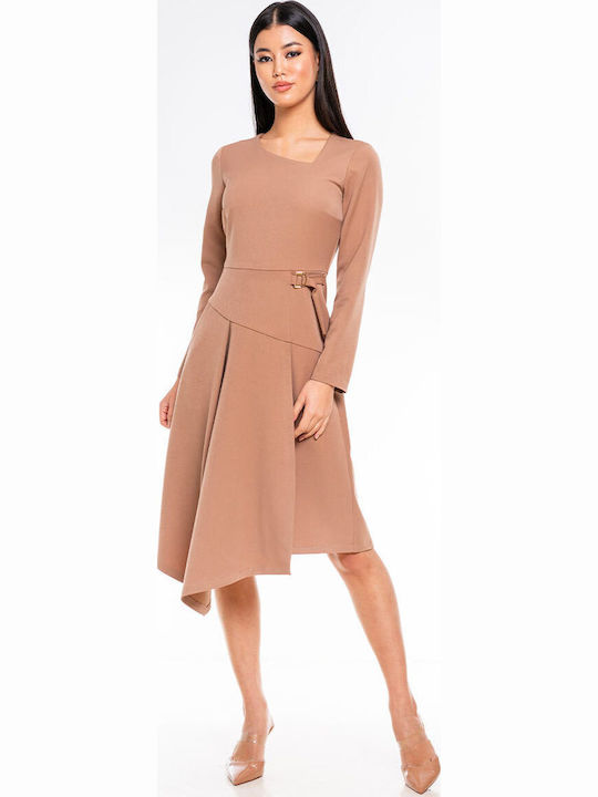 Rochie Midi Sorana Camel