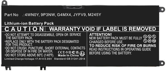 Coreparts Battery 56.00wh 15.2v 3685mah Dell Computer
