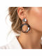 Silver Tortoiseshell Women's Earrings Silverline 0130226777/Tortoiseshell Silver White 0130226777