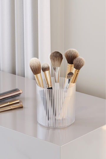 SteweHome Cutie de Organizare a Cosmeticelor cu Separatoare Gri 3 Bucăți