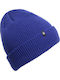 Full Stone Beanie Women's Beanie with Rib Knit in Blue