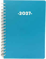 Υδρόγειος Ημερήσιο Planner 2027 Μπλε Σπιράλ 21x...