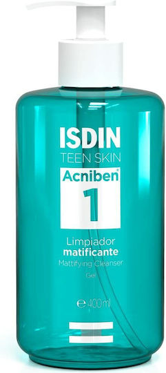 Isdin Acniben 1 Facial Cleansing Gel for Men for Oil Control 400ml
