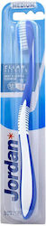 Jordan Clean Between Manual Toothbrush Medium Blue