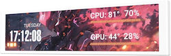 Darkflash V92 Portable Monitor 9.2" Ips 1920x515 60hz Usb-c Hdmi Built-in Speakers White
