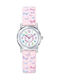 Certus Kinderuhr 27 mm Rosa mit Kautschukarmband