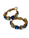 Blaue Creolen