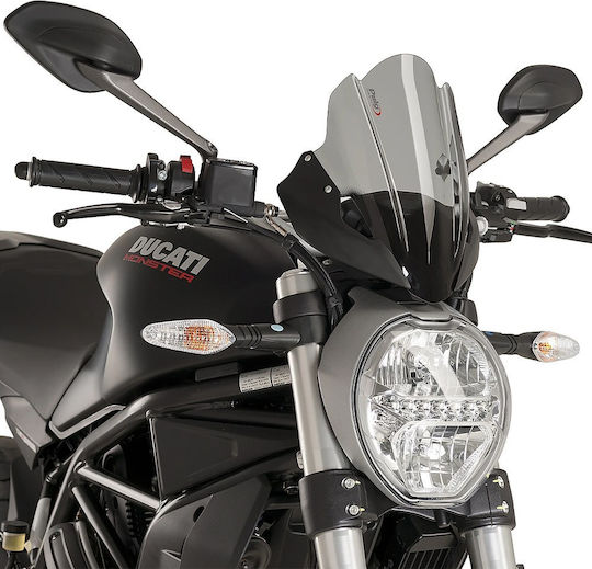 Слюда Dark Smoke Sport Ducati Monster 1200 S '14 '20 1200 R '16-'20 Monster 797 797+ '17-'20 Monster 821 '14-'20 8900f Puig