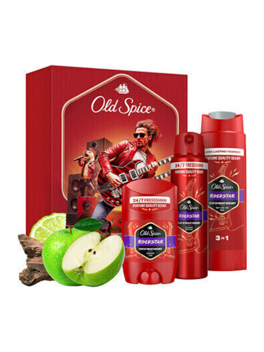 Rockstar Gift Set Σετ Περιποίησης για Καθαρισμό Σώματος 3τμχ
