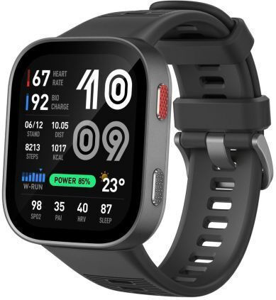 Amazfit Bip Max Αλουμινίου 50 mm Водоустойчив смарт часовник с пулсомер (Carbon Gray)
