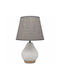 Ankor Ceramic Table Lamp with Grey Shade