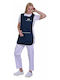 Ποδιά Σαμάρι Μπλε Navy 5809-102 Ergosafety
