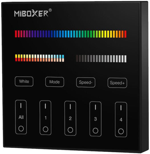 Τηλεχειριστήριο Rgb & Cct 4 Ζωνών Aca A-b4-b A-b4-b