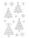 Αυτοκολλητα Bsb Creative Christmas Tree Gliter 1 Φύλλο