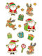 Αυτοκολλητα Bsb Creative Christmas Funny Santa Claus 1 Φύλλο