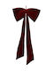 Weihnachtsgirlande aus Stoff, Burgunderrot, 100 x 50 cm,