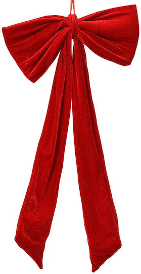 Red Fabric Christmas Garland 100x50cm