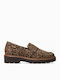 Leather Women's Loafers in Brown