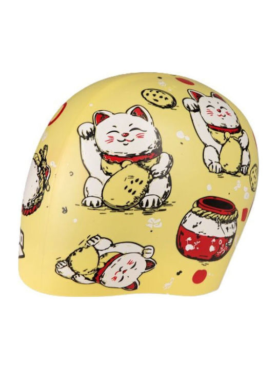 Arena Silicone Print Jr Arena Neko Swimming Cap...
