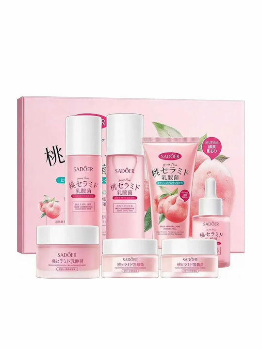 Honey Peach Set de Îngrijire pentru Hidratare Honey Peach, Sadoer 6 Bucăți