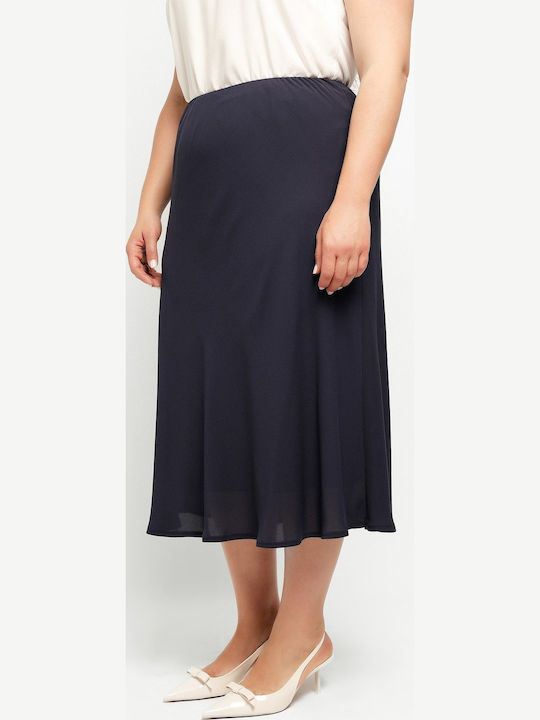 Dina Midi Blue Skirt