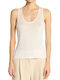 Mlspinetabling1 Women's Sleeveless Blouse Ecru