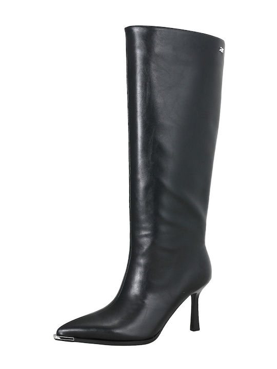 Brigen Schwarze Damenlederstiefel