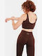 Damen-Sporttop Braun
