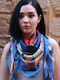 Women's Beige Silk Scarf